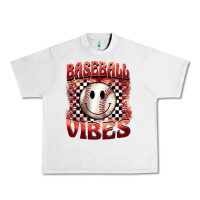 Lunar Rock baseball vibes smiley face Urban Heavy Tee - BarkalooDesign