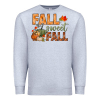 Heather Grey fall sweet fall Premium Sweatshirt - BundleAndBundleShop