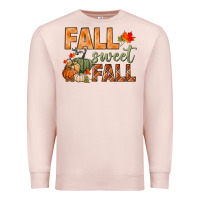 Pale Pink fall sweet fall Premium Sweatshirt - BundleAndBundleShop
