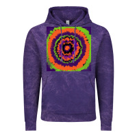 Cloud Purple halloween tie  dye pattern Vintage Hoodie - RanaPortraitStore