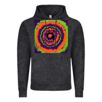 Vintage Black halloween tie  dye pattern Vintage Hoodie - RanaPortraitStore