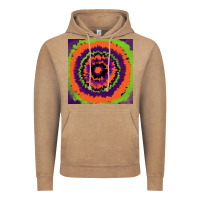Vintage Coffee halloween tie  dye pattern Vintage Hoodie - RanaPortraitStore