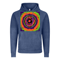Vintage Denim halloween tie  dye pattern Vintage Hoodie - RanaPortraitStore