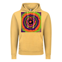 Vintage Mustard halloween tie  dye pattern Vintage Hoodie - RanaPortraitStore
