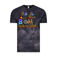 Cloud Black fragile like a bomb ready to explode Vintage Tee - Artiststas