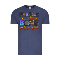 Vintage Denim fragile like a bomb ready to explode Vintage Tee - Artiststas