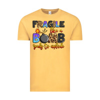Vintage Mustard fragile like a bomb ready to explode Vintage Tee - Artiststas