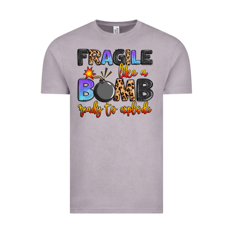 Fragile Like A Bomb Ready To Explode Vintage Tee by Artiststas | Teevron