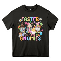Asphalt easter  with my gnomies Heavy Core Tee - MaliasSmallBusiness