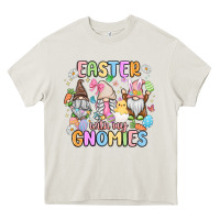 Cream easter  with my gnomies Heavy Core Tee - MaliasSmallBusiness