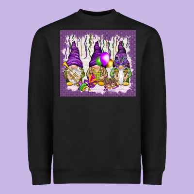 Mardi Gras Carnival With Gnomies Tumbler Heavyweight Sweatshirt Designed By Howdyjamesfarm