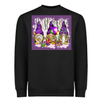 Black Mardi Gras carnival with gnomies tumbler Heavyweight Sweatshirt - HowdyJamesFarm