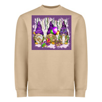 Mushroom Mardi Gras carnival with gnomies tumbler Heavyweight Sweatshirt - HowdyJamesFarm