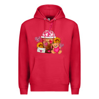 Cardinal Valentines Day Frappe Coffee Premium Hoodie - FaDigitalArtStudio