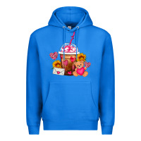 True Royal Valentines Day Frappe Coffee Premium Hoodie - FaDigitalArtStudio