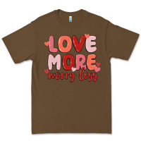 Cacao love more worry less Premium Tee - MaliasSmallBusiness