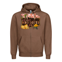 Chestnut just a girl who loves pig olivia Zipper Hoodie - OliviaCreatesArt