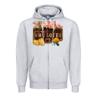 Heather Grey just a girl who loves pig olivia Zipper Hoodie - OliviaCreatesArt