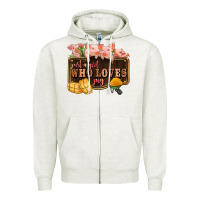 Oatmeal Heather just a girl who loves pig olivia Zipper Hoodie - OliviaCreatesArt