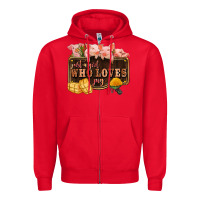 Red just a girl who loves pig olivia Zipper Hoodie - OliviaCreatesArt