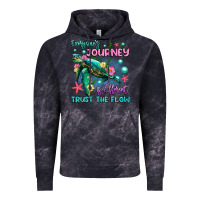 Cloud Black everyone's journey is different trust the flow Vintage Hoodie - Artiststas