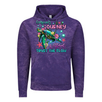 Cloud Purple everyone's journey is different trust the flow Vintage Hoodie - Artiststas