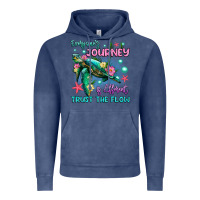 Vintage Denim everyone's journey is different trust the flow Vintage Hoodie - Artiststas