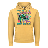 Vintage Mustard everyone's journey is different trust the flow Vintage Hoodie - Artiststas