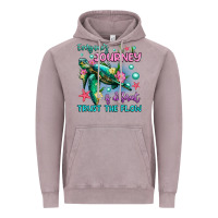 Vintage Zinc everyone's journey is different trust the flow Vintage Hoodie - Artiststas
