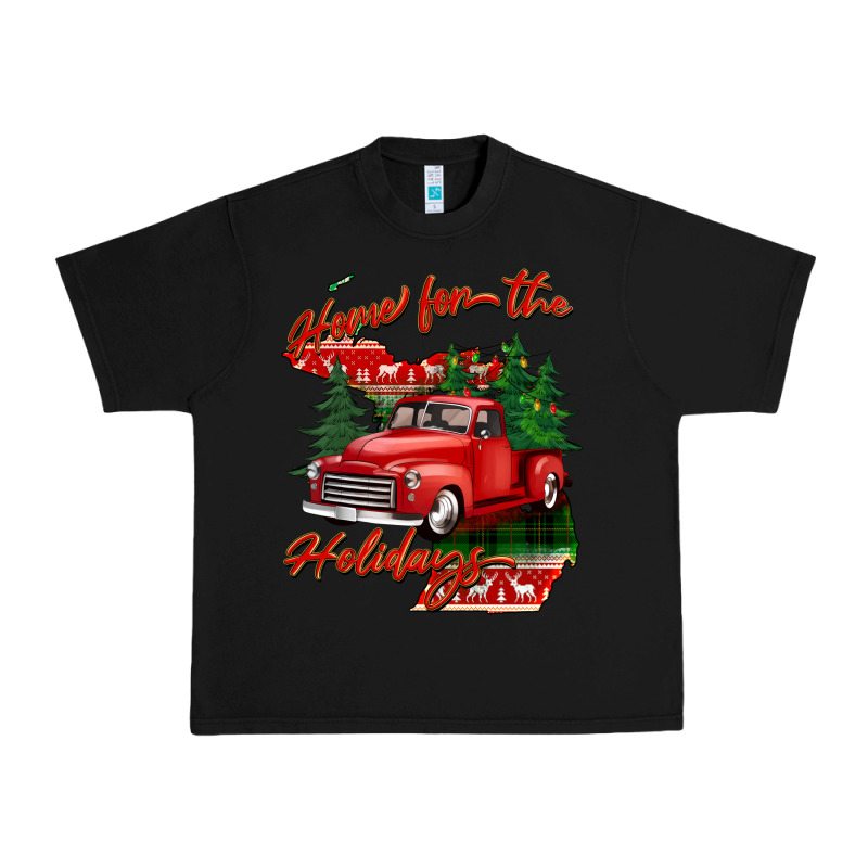 Home For The Holidays Michigan Urban Heavy Tee by BarkalooDesign | Teevron