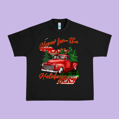 Home For The Holidays Michigan Urban Heavy Tee Designed By Barkaloodesign