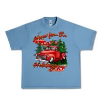 Pebble Blue home for the holidays michigan Urban Heavy Tee - BarkalooDesign