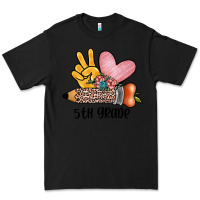 Black peace love 5th grade Premium Tee - JahusDesignShop