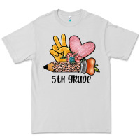 Dove Grey peace love 5th grade Premium Tee - JahusDesignShop