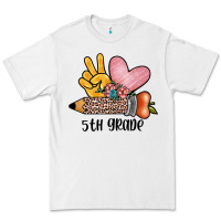 White peace love 5th grade Premium Tee - JahusDesignShop