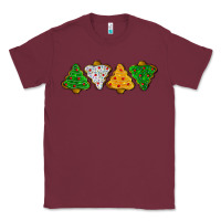 Burgundy christmas tree cookies Classic Tee - LillyAllenDesigns