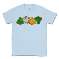 Dusty Blue christmas tree cookies Classic Tee - LillyAllenDesigns