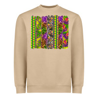 Mardi Gras Brushstroke Heavyweight Sweatshirt | Teevron