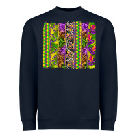 Navy Mardi Gras brushstroke Heavyweight Sweatshirt - HowdyJamesFarm