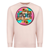 Pale Pink teacher vibe earrings Premium Sweatshirt - BundleAndBundleShop