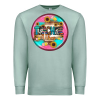 Seafoam teacher vibe earrings Premium Sweatshirt - BundleAndBundleShop