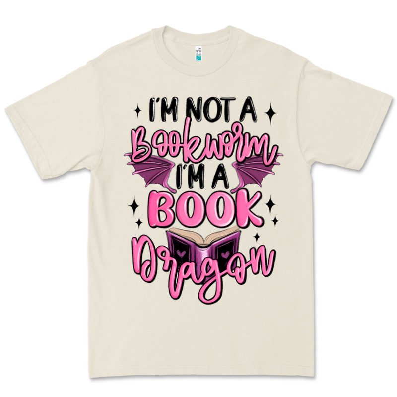 I'm Not A Booksorm I'm A Book Dragon Premium Tee by MaliasSmallBusiness | Teevron