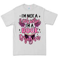 Dove Grey i'm not a booksorm i'm a book dragon Premium Tee - MaliasSmallBusiness