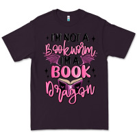 Plum i'm not a booksorm i'm a book dragon Premium Tee - MaliasSmallBusiness