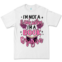 White i'm not a booksorm i'm a book dragon Premium Tee - MaliasSmallBusiness