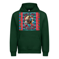Forest Green Just A Girl Who Loves Horses Urban Hoodie - LillyAllenDesigns