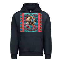 Navy Just A Girl Who Loves Horses Urban Hoodie - LillyAllenDesigns