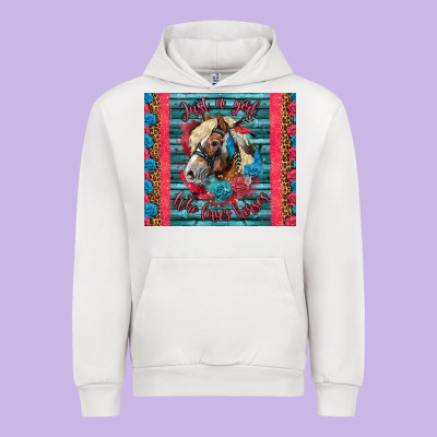 Just A Girl Who Loves Horses Urban Hoodie Designed By Lillyallendesigns