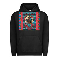 Pigment Black Just A Girl Who Loves Horses Urban Hoodie - LillyAllenDesigns