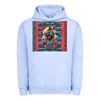 Pigment Grape Ice Just A Girl Who Loves Horses Urban Hoodie - LillyAllenDesigns